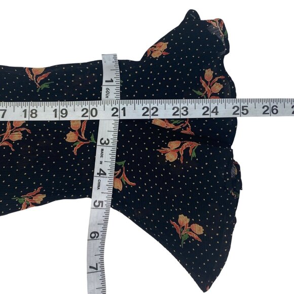 90s Y2K Moda Intl Babydoll Dress | Black Rose | USA | Fairy Grunge Whimsigoth - Picture 11 of 15